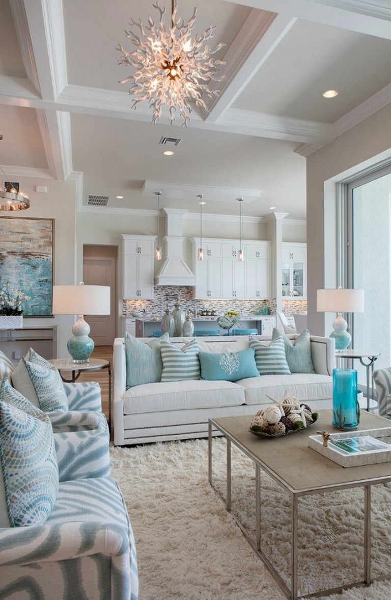 110+ Elegant Beach House Interior Decor Ideas