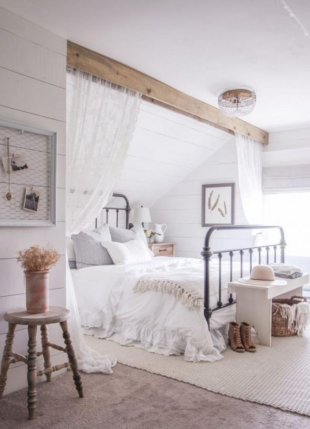 Cozy Farmhouse Master Bedroom Decorating Ideas Page Of