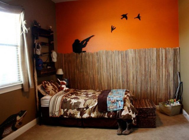 85 Beautiful Hunting Theme Bedrooms Design Ideas Page 63 Of 84   BEAUTIFUL HUNTING THEME BEDROOMS DESIGN IDEAS 64 640x474 