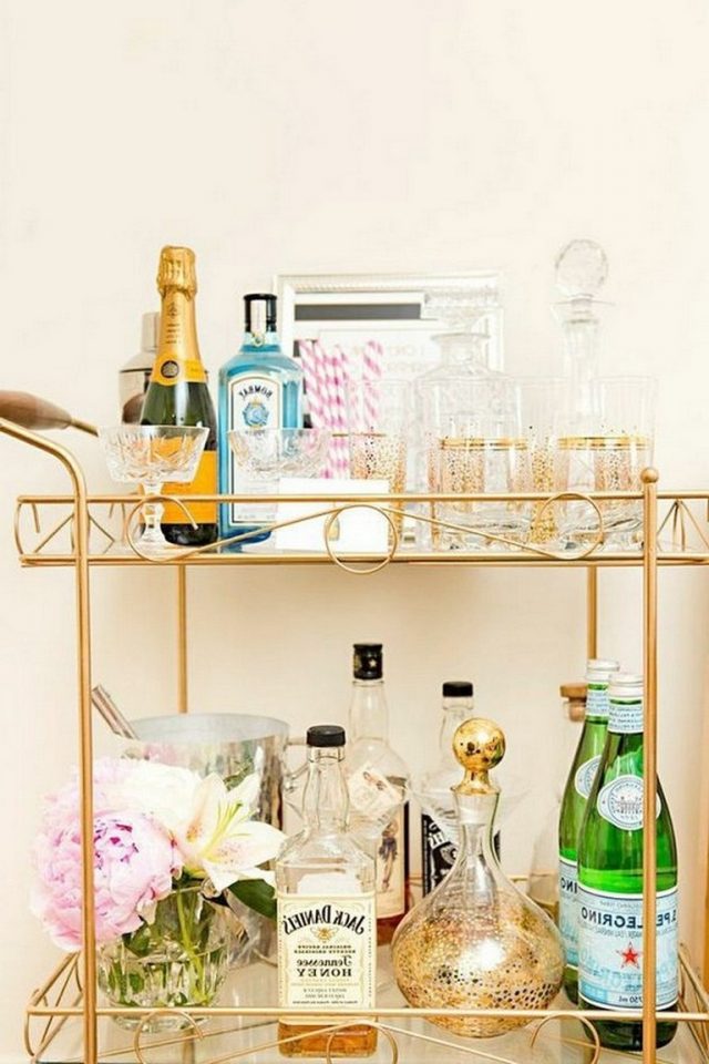 115+ Best DIY Bar Cart Decor Ideas - Page 62 of 111