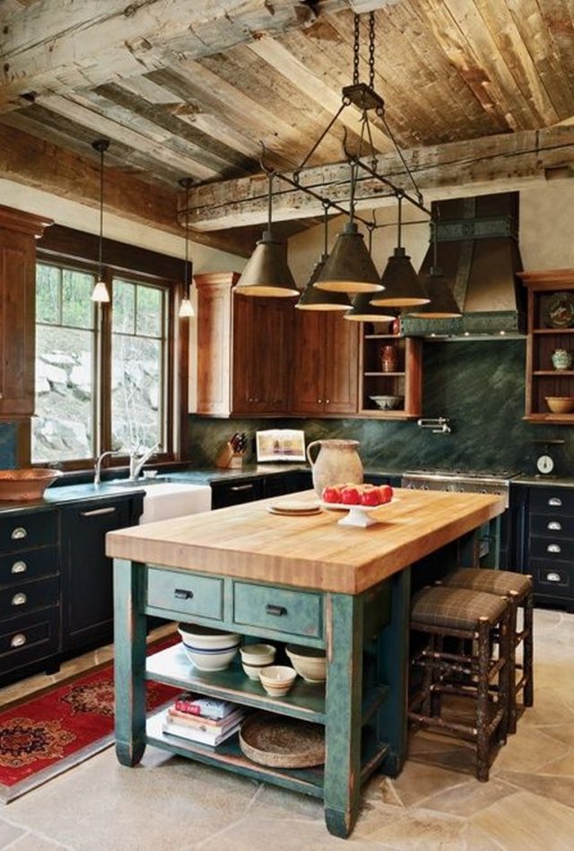 95+ Amazing Rustic Kitchen Design Ideas - Page 84 of 91