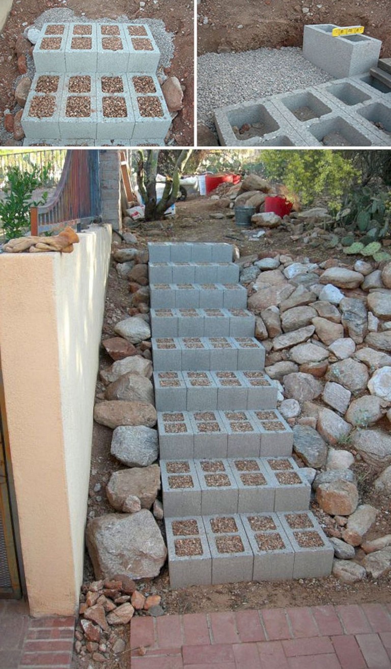 28+ Brilliant And Beautiful Cinder Block Ideas For Your Home Yard