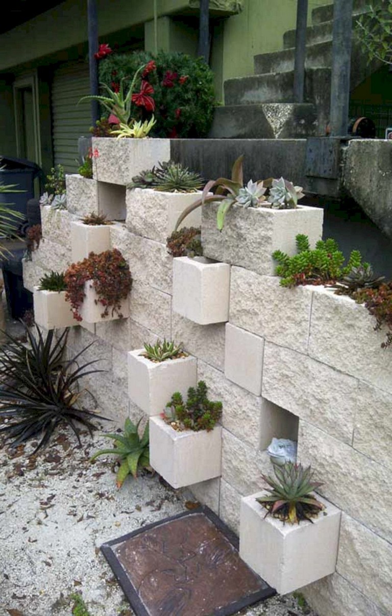 28+ Brilliant And Beautiful Cinder Block Ideas For Your ...
